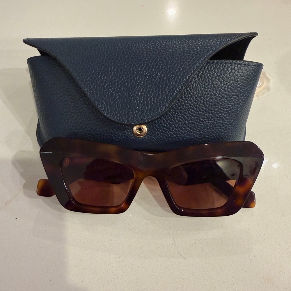 Loewe Anagram tortoise brown Cat Eye Sunglasses, 50mm new in case